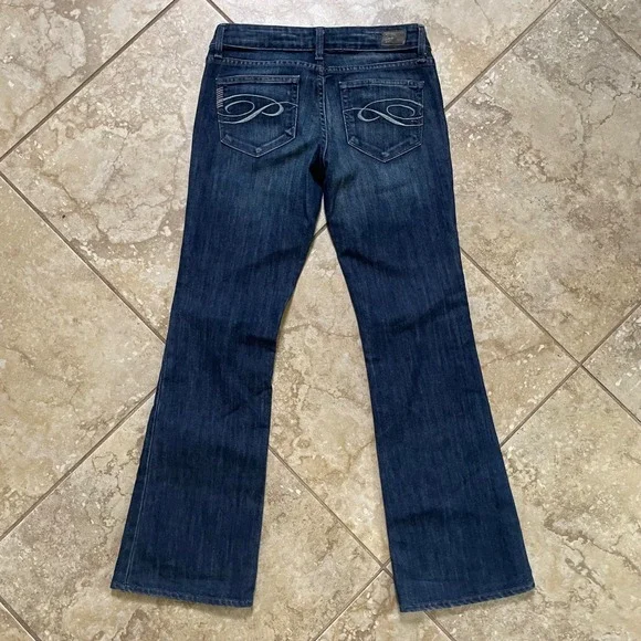 Paige Premium‎ Denim Bootcut Jeans Dark Wash Stretch Women's Size 27 - Picture 5 of 7